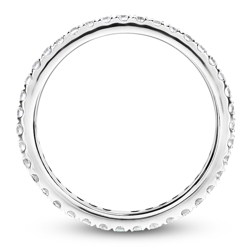 Main Image 2 of Certified Diamond Eternity Band 1/2 ct tw 14K White Gold