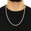 Thumbnail Image 4 of Glitter Rope Chain 4.5mm Semi-Solid 10K Yellow Gold 24"