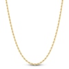 Thumbnail Image 1 of Glitter Rope Chain Necklace 2mm Semi-Solid 10K Yellow Gold 20"
