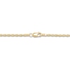 Thumbnail Image 2 of Glitter Rope Chain Necklace 1.6mm Solid 14K Yellow Gold 16"