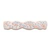 Thumbnail Image 3 of Lab-Grown Diamond Twist Anniversary Ring 1/2 ct tw 14K Rose Gold