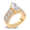 Thumbnail Image 2 of Marquise-Cut Lab-Grown Diamond Engagement Ring 3-3/4 ct tw 14K Yellow Gold