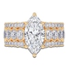 Thumbnail Image 3 of Marquise-Cut Lab-Grown Diamond Engagement Ring 3-3/4 ct tw 14K Yellow Gold