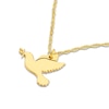Thumbnail Image 3 of Dove Necklace 14K Yellow Gold 18"