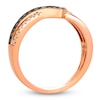 Thumbnail Image 2 of Le Vian Diamond Crisscross Ring 1/4 ct tw 14K Strawberry Gold