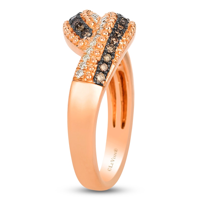 Main Image 3 of Le Vian Diamond Ring 1/3 ct tw 14K Strawberry Gold