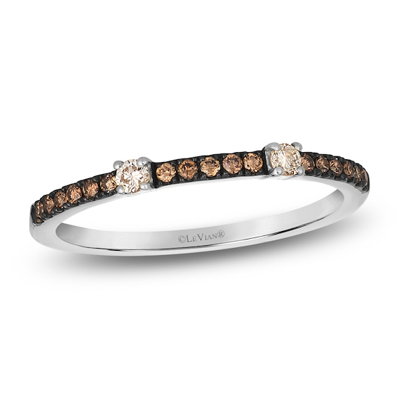 Le Vian Diamond Station Ring 1/6 ct tw 14K Vanilla Gold