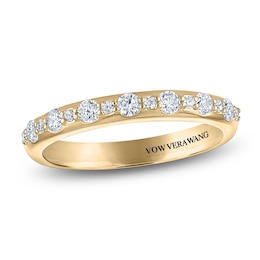 Vera Wang VOW Lab-Grown Diamond Wedding Band 3/8 ct tw 14K Yellow Gold