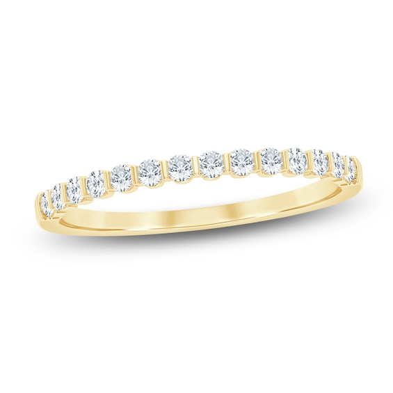 Certified Diamond Band 14 ct tw 14K Yellow Gold