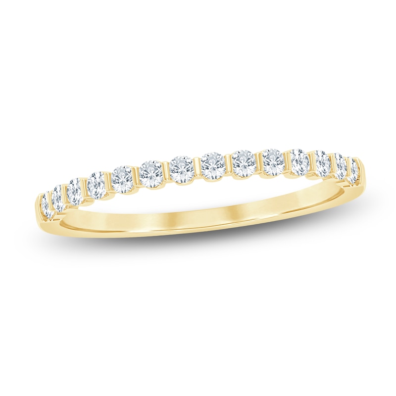 Main Image 1 of Certified Diamond Band 1/4 ct tw 14K Yellow Gold