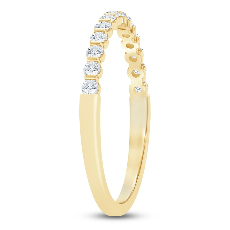 Main Image 2 of Certified Diamond Band 1/4 ct tw 14K Yellow Gold