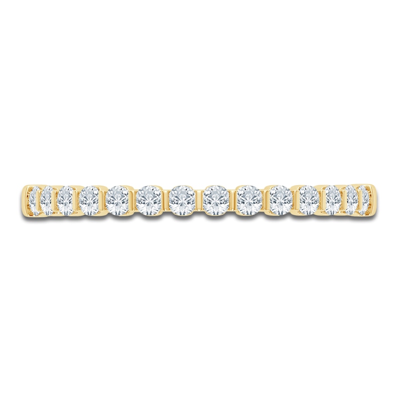 Main Image 3 of Certified Diamond Band 1/4 ct tw 14K Yellow Gold