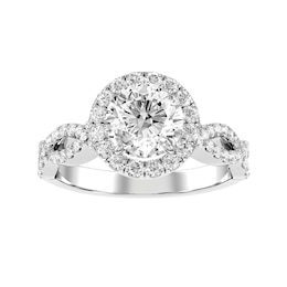 Diamond Bridal Ring 1 1/3 ct tw 10K White Gold