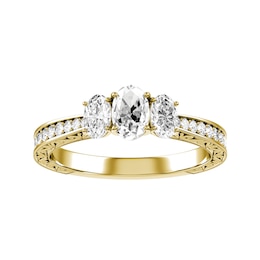 Diamond Bridal Ring 1 ct tw 10K Yellow Gold