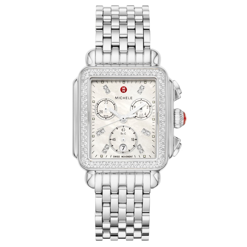 MICHELE Women's Watch Deco Day Diamond MWW06P000099