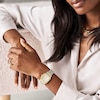 Thumbnail Image 3 of MICHELE Women's Watch Deco Mid Two-Tone 18K Gold-Plated Stainless Steel MWW06V000042