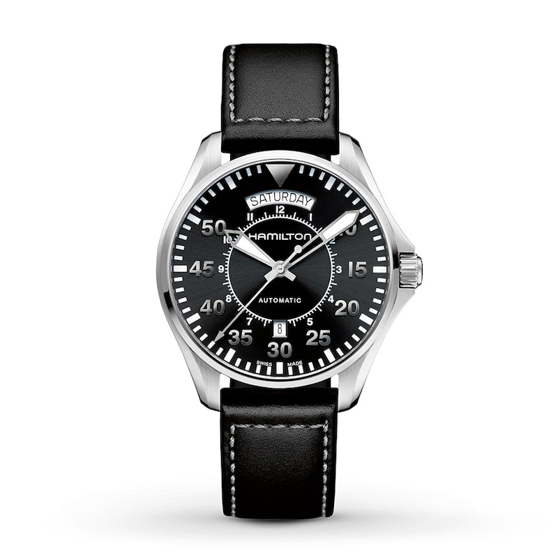 Main Image 1 of Hamilton Khaki Pilot Day-Date Auto Men's Watch H64615735