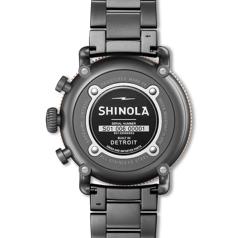 Shinola Runwell 48mm Chronograph Watch S0120089903