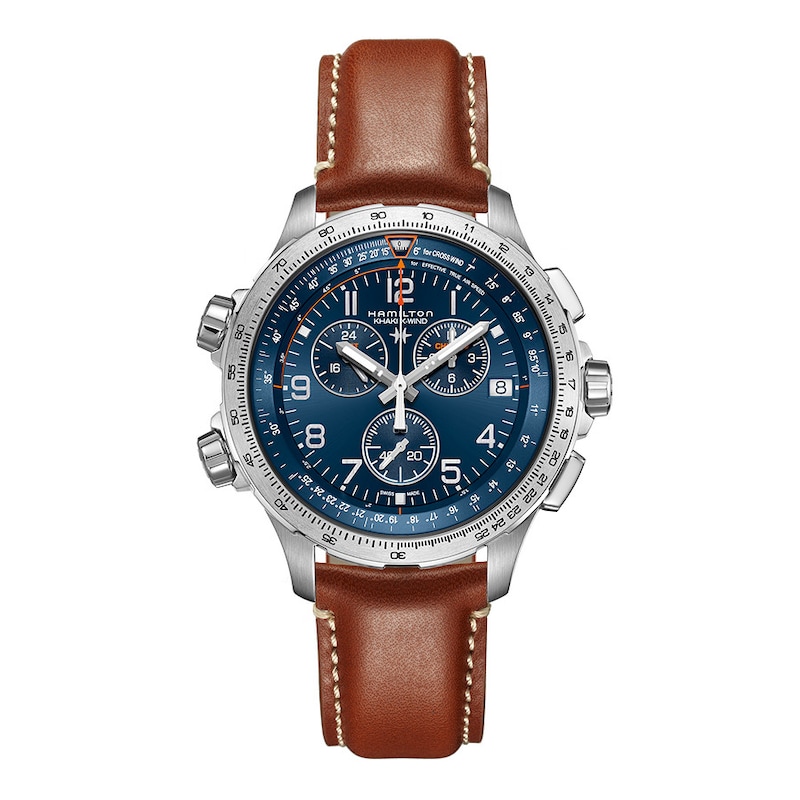 Hamilton Khaki X-Wind GMT Men's Chronograph Watch H77922541