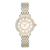 Thumbnail Image 1 of MICHELE Women's Sidney Classic Two-Tone 18K Gold-Plated Stainless Steel Watch MWW30B000002