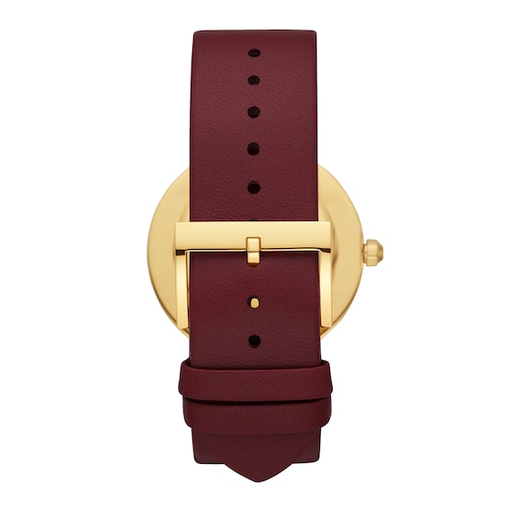 Tory Burch Reva Brown Leather Strap Watch Tory Burch Women main image 4