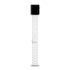 MICHELE White Silicone Link Watch Strap MS20GN230100