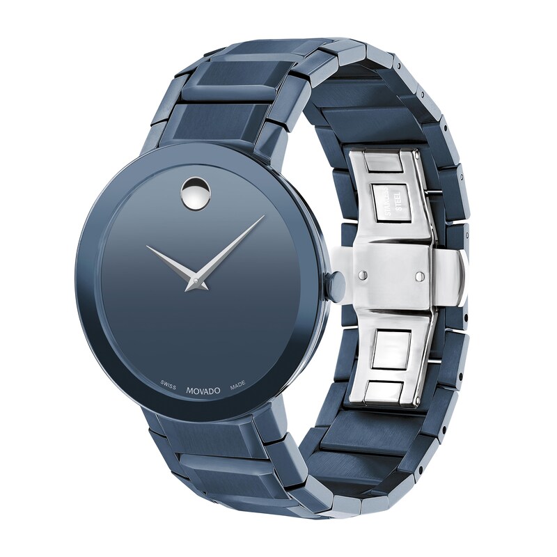 Main Image 2 of Movado Sapphire Stainless Steel Watch 0607556