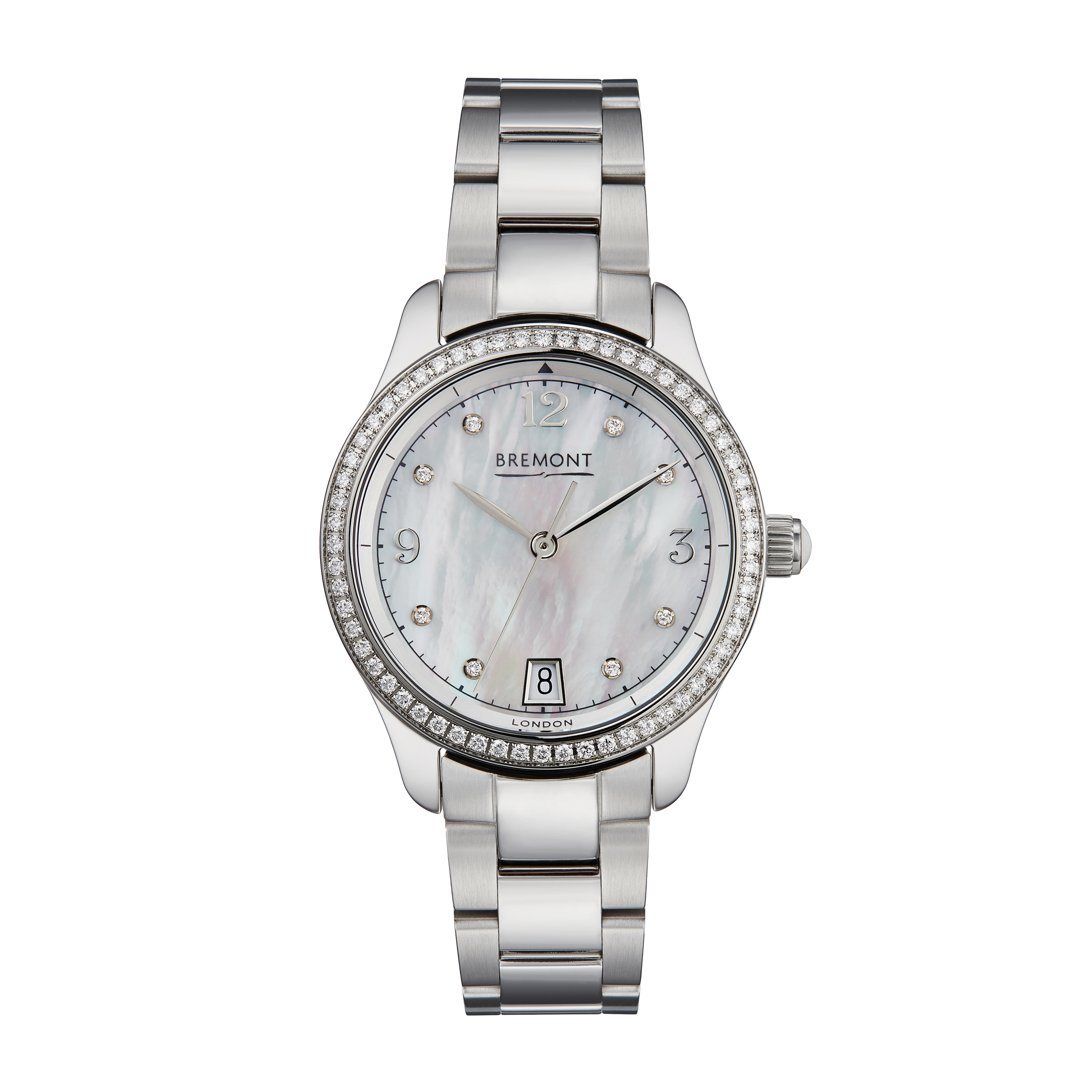 Thumbnail Image 1 of Bremont Solo Women's Automatic Watch SOLO-LADY-K-WH-SS-B