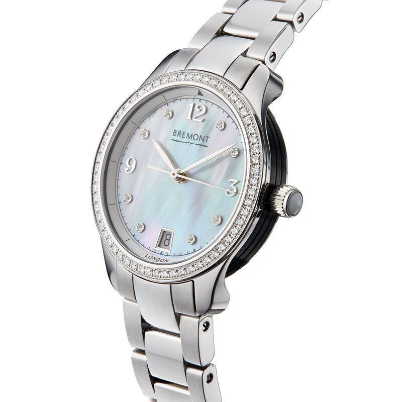 Main Image 2 of Bremont Solo Women's Automatic Watch SOLO-LADY-K-WH-SS-B