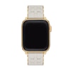 Thumbnail Image 1 of MICHELE Wheat Silicone Link Watch Strap MS20GP246269