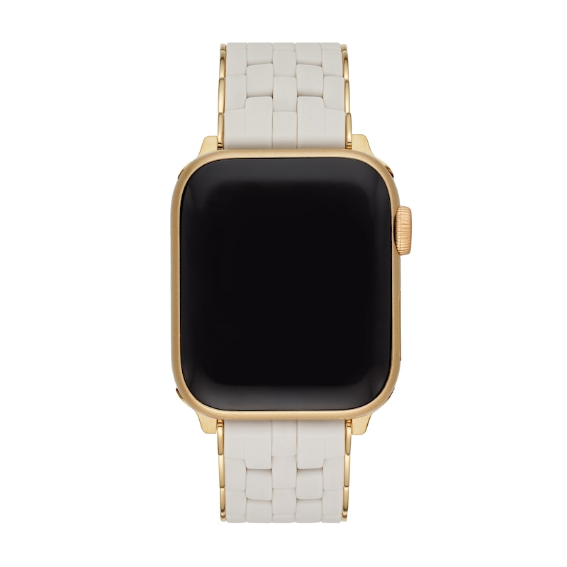 Main Image 1 of MICHELE Wheat Silicone Link Watch Strap MS20GP246269