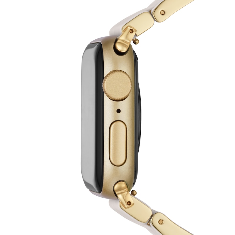 Main Image 3 of MICHELE Wheat Silicone Link Watch Strap MS20GP246269