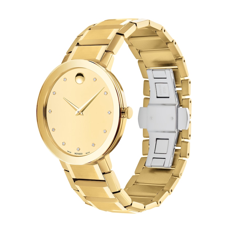 Main Image 2 of Movado Sapphire Men's Watch 0607588