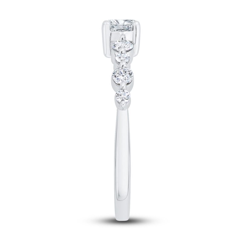 Main Image 2 of Diamond Engagement Ring 3/4 ct tw Round 14K White Gold