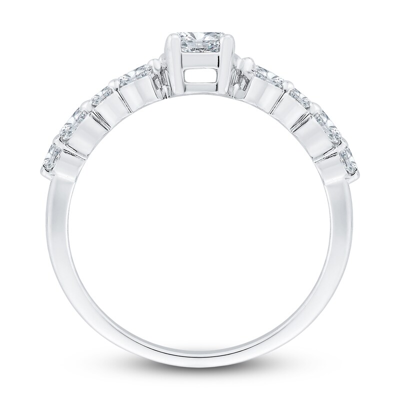 Main Image 3 of Diamond Engagement Ring 3/4 ct tw Round 14K White Gold