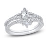 Thumbnail Image 1 of Diamond Bridal Set 3/4 ct tw Pear-shaped/Round/Marquise 14K White Gold