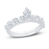 Thumbnail Image 0 of Diamond Engagement Ring 7/8 ct tw Marquise/Baguette /Round 14K White Gold