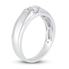 Thumbnail Image 2 of Men's Diamond Wedding Band 5/8 ct tw Square-cut 14K White Gold