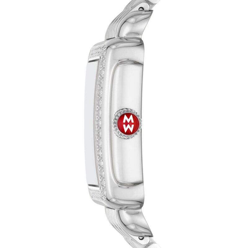 MICHELE Women's Deco Mid Stainless Steel Watch MWW06V000122