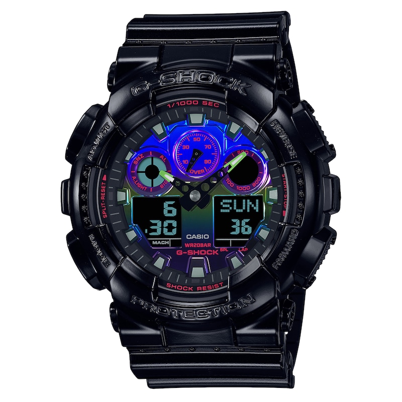 Main Image 1 of Casio G-SHOCK Classic Analog-Digital Men's Watch GA100RGB-1A