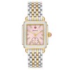 Thumbnail Image 1 of MICHELE Women's Deco Mid Two-Tone 18K Gold-Plated Stainless Steel Watch MWW06V000129