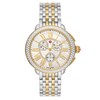 Thumbnail Image 1 of MICHELE Serein Two-Tone 18K Gold-Plated Diamond Watch MWW21A000069