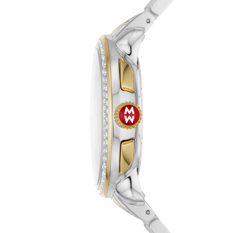 Main Image 2 of MICHELE Serein Two-Tone 18K Gold-Plated Diamond Watch MWW21A000069