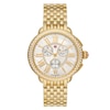 Thumbnail Image 1 of MICHELE Serein 18K Gold-Plated Diamond Watch MWW21A000070