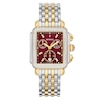 Thumbnail Image 1 of MICHELE Deco Two-Tone 18K Gold-Plated Diamond Watch MWW06A000799