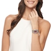 Thumbnail Image 4 of MICHELE Deco Two-Tone 18K Gold-Plated Diamond Watch MWW06A000799