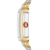 Thumbnail Image 1 of MICHELE Deco Mid Two-Tone 18K Gold-Plated Diamond Watch MWW06V000130