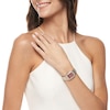 Thumbnail Image 4 of MICHELE Deco Mid Two-Tone 18K Gold-Plated Diamond Watch MWW06V000130