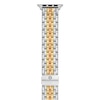 Thumbnail Image 1 of MICHELE 38mm Apple Watch Strap Tri-Tone Stainless Steel MS20AM0004