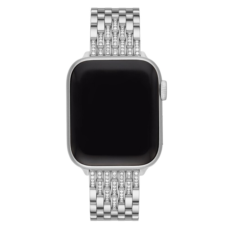 Main Image 2 of MICHELE 38mm Apple Link Watch Strap Stainless Steel MS20GM235009
